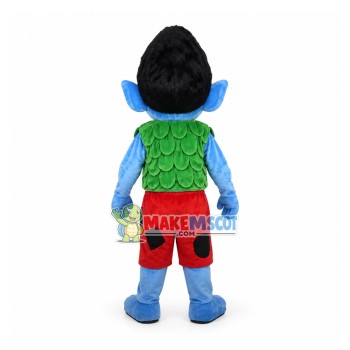 Bran the Elves With Smile Face Cartoon Mascot Costume Bran the Elves With Smile Face Cartoon Mascot Costume