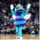 Fashionable Waiting Model Blue Bee Mascot Costume Fashionable Waiting Model Blue Bee Mascot Costume