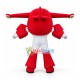 Helpful Red Plane Jett Cartoon Mascot Costume