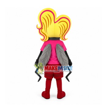 Fashion Model The Blonde Mosquito Lady Mascot Costume Fashion Model The Blonde Mosquito Lady Mascot Costume