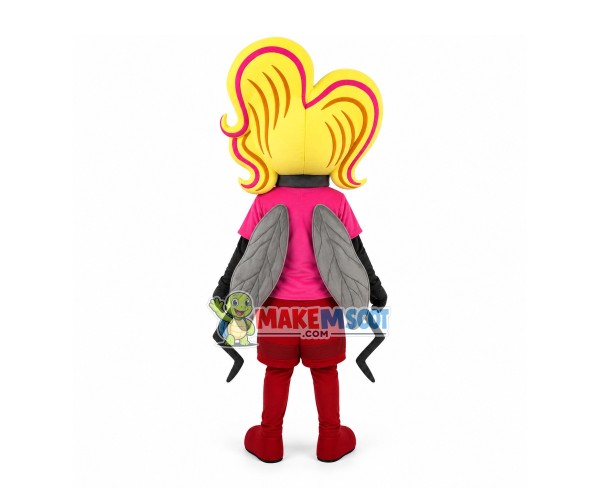 Fashion Model The Blonde Mosquito Lady Mascot Costume Fashion Model The Blonde Mosquito Lady Mascot Costume