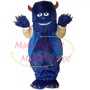 Furry Monster Sulley In The Uniform Mascot Costume