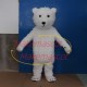 Furry White Little Polar Bear Mascot Costume Furry White Little Polar Bear Mascot Costume