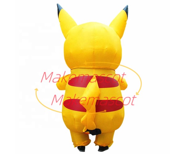 Adult Inflatable Pikachu Mascot Costume