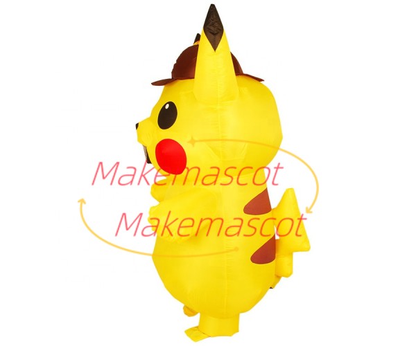 Adult Inflatable Pikachu Mascot Costume