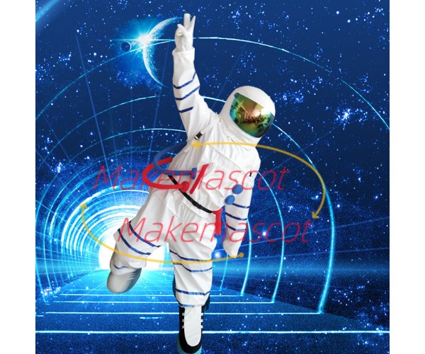 Astronaut Floating In Outer Space Mascot Costume Astronaut Floating In Outer Space Mascot Costume