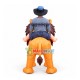 Inflatable Riding Lion King Mascot Costume