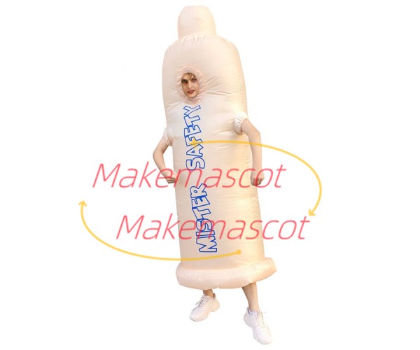 Inflatable Condom Mascot Costume for Adult Inflatable Condom Mascot Costume for Adult
