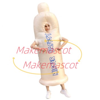 Inflatable Condom Mascot Costume for Adult Inflatable Condom Mascot Costume for Adult