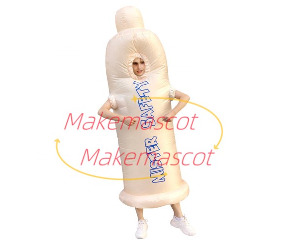 Inflatable Condom Mascot Costume for Adult Inflatable Condom Mascot Costume for Adult