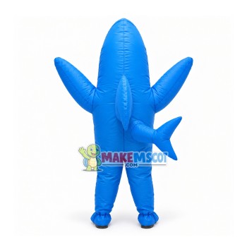 Inflatable Blue Shark Mascot Costume Inflatable Blue Shark Mascot Costume
