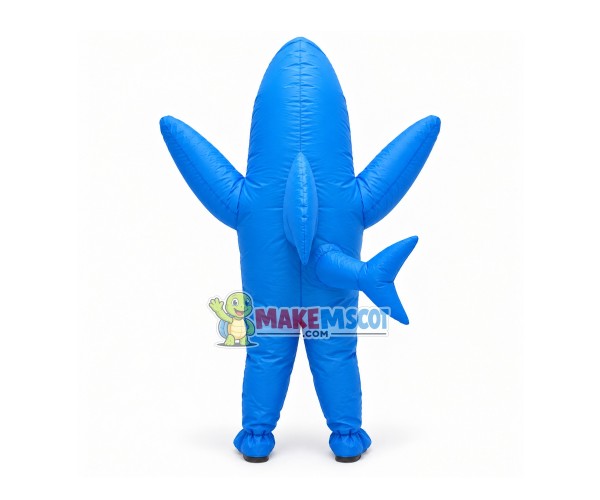 Inflatable Blue Shark Mascot Costume Inflatable Blue Shark Mascot Costume