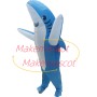 Inflatable Blue Shark Mascot Costume