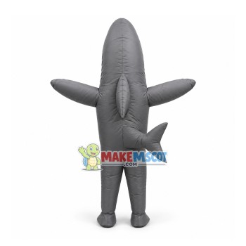 Inflatable Standing Style Grey Shark Mascot Costume Inflatable Standing Style Grey Shark Mascot Costume