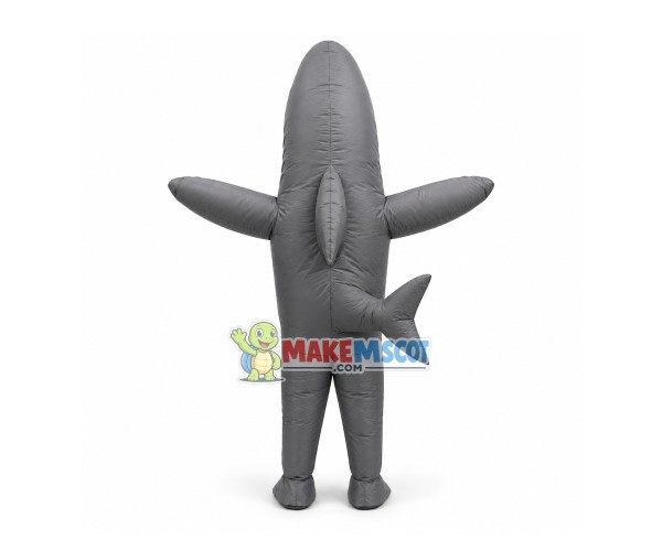 Inflatable Standing Style Grey Shark Mascot Costume Inflatable Standing Style Grey Shark Mascot Costume