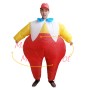 Inflatable Fast Food Restaurant Waiter Mascot Costume