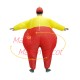 Inflatable Fast Food Restaurant Waiter Mascot Costume Inflatable Fast Food Restaurant Waiter Mascot Costume