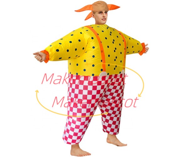 Funny Inflatable Halloween Clown Mascot Costume Funny Inflatable Halloween Clown Mascot Costume
