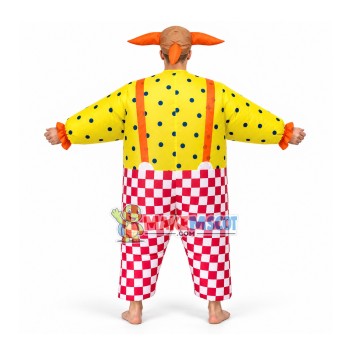 Funny Inflatable Halloween Clown Mascot Costume