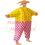 Funny Inflatable Halloween Clown Mascot Costume