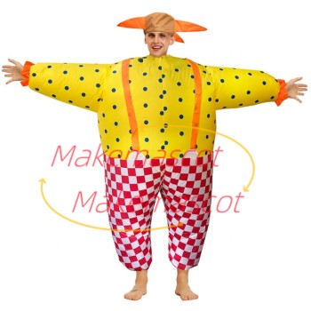 Funny Inflatable Halloween Clown Mascot Costume Funny Inflatable Halloween Clown Mascot Costume