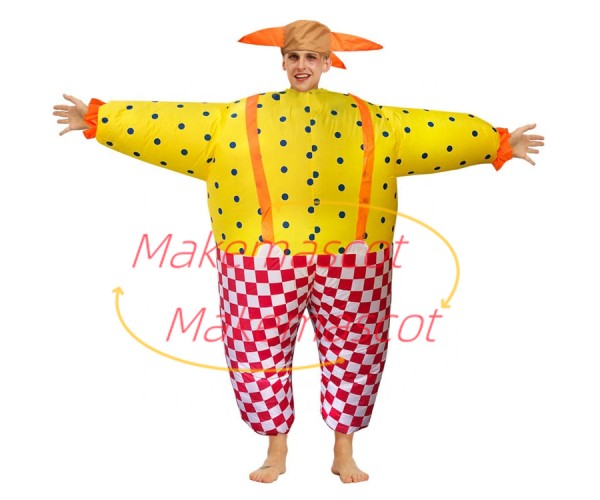 Funny Inflatable Halloween Clown Mascot Costume Funny Inflatable Halloween Clown Mascot Costume