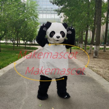 Lively Plush Panda Mascot Costume for Outdoor Event Lively Plush Panda Mascot Costume for Outdoor Event