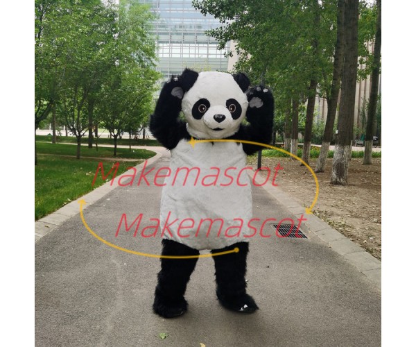Lively Plush Panda Mascot Costume for Outdoor Event Lively Plush Panda Mascot Costume for Outdoor Event