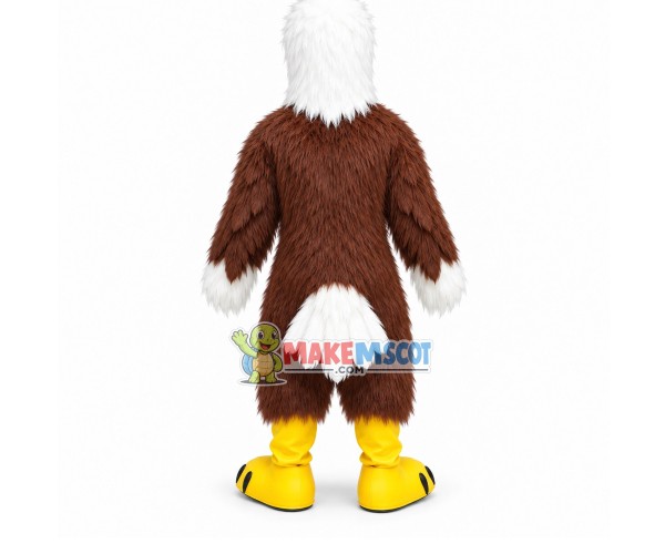 Aggressive Soft Long Wool Falcon Mascot Costume Aggressive Soft Long Wool Falcon Mascot Costume