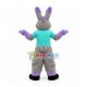 Gray Long-haired Rabbit With Vigorous Limbs Mascot Costume Gray Long-haired Rabbit With Vigorous Limbs Mascot Costume