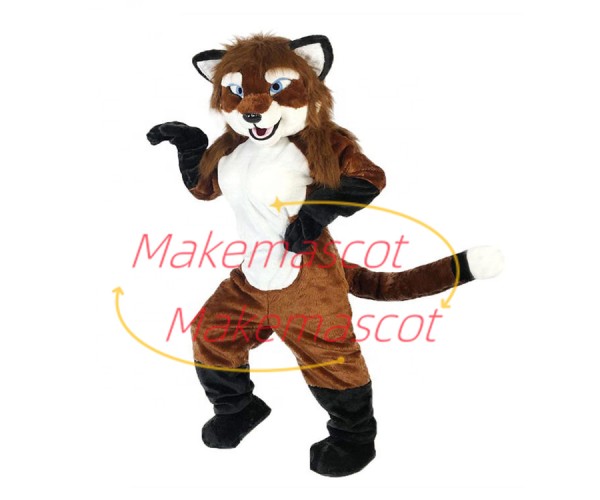 Sneaky Walking The Brown Wild Fox Mascot Costume