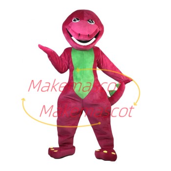 Barney & Friends The Baby Dinosaur Mascot Costume Barney & Friends The Baby Dinosaur Mascot Costume