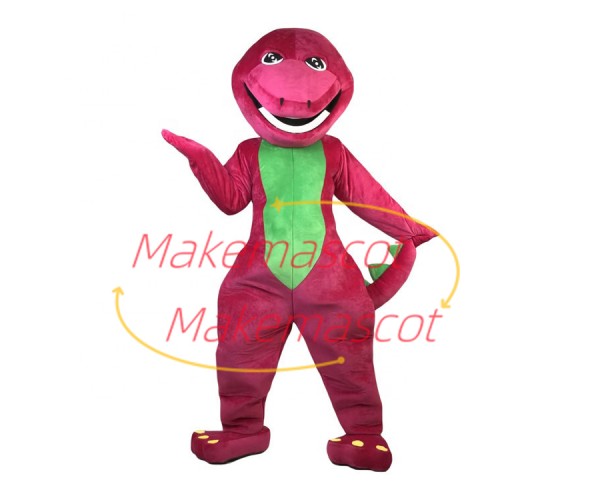Barney & Friends The Baby Dinosaur Mascot Costume Barney & Friends The Baby Dinosaur Mascot Costume