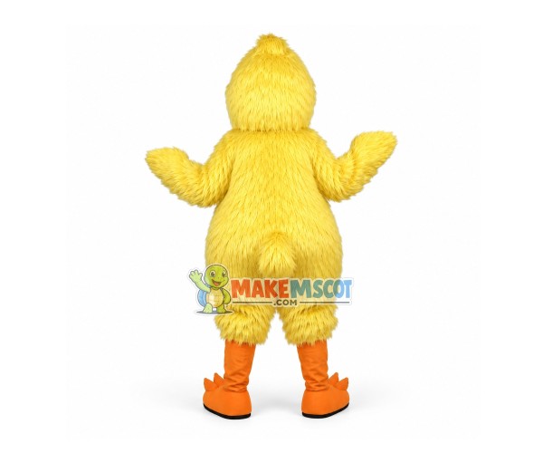 Hobbled Plump Yellow Chicken Mascot Costume Hobbled Plump Yellow Chicken Mascot Costume