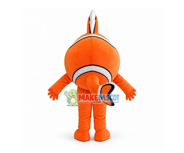 Orange Clownfish Nemo Mascot Cartoon Costume Orange Clownfish Nemo Mascot Cartoon Costume