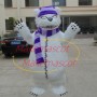 Stitched Violent Bear Mascot Adult Costume