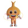 Whole Yellow Onion Cartoon Mascot Costume