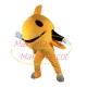 Round Body Yellow Bubble Fish Mascot Costume Round Body Yellow Bubble Fish Mascot Costume