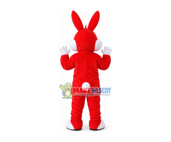Bright Colored Cartoon Bugs Bunny Mascot Costume Bright Colored Cartoon Bugs Bunny Mascot Costume