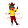 Well-groomed Grey Mouse Adult Mascot Costume