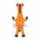 Baby Giraffe Printed With Red Stars Mascot Costume