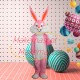 Bright Colored Cartoon Bugs Bunny Mascot Costume Bright Colored Cartoon Bugs Bunny Mascot Costume