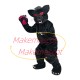 Fierce Roaring Red Eyed Panther Mascot Costume Fierce Roaring Red Eyed Panther Mascot Costume