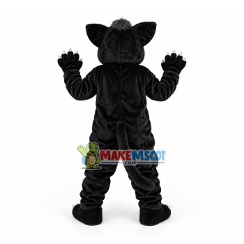 Fierce Roaring Red Eyed Panther Mascot Costume Fierce Roaring Red Eyed Panther Mascot Costume