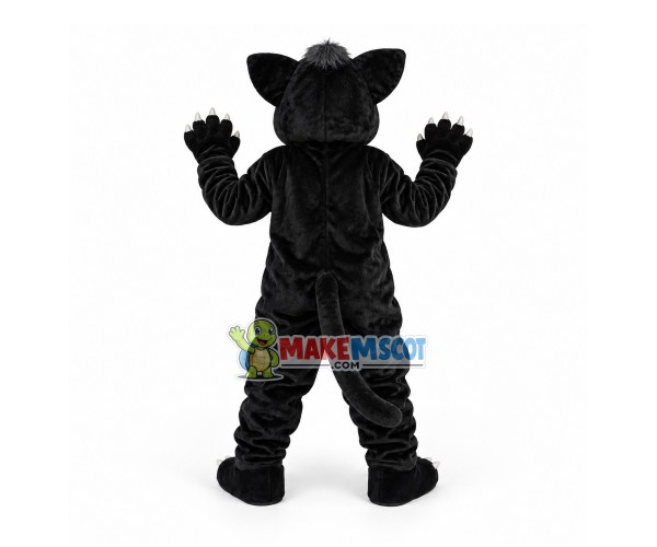 Fierce Roaring Red Eyed Panther Mascot Costume Fierce Roaring Red Eyed Panther Mascot Costume