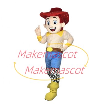 Skilled Young Milkman On Farm Mascot Costume Skilled Young Milkman On Farm Mascot Costume