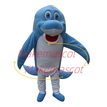 Adult Standing Version Dolphin Mascot Costume Adult Standing Version Dolphin Mascot Costume