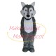 Cringing The Adult Hairy Wolf Mascot Costume Cringing The Adult Hairy Wolf Mascot Costume