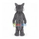 Cringing The Adult Hairy Wolf Mascot Costume Cringing The Adult Hairy Wolf Mascot Costume