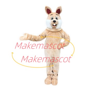 The Khaki Rabbit Following the Order Mascot Costume The Khaki Rabbit Following the Order Mascot Costume